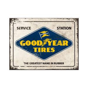 Magnet - Goodyear - Logo White